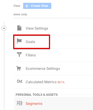  access google analytics goals 