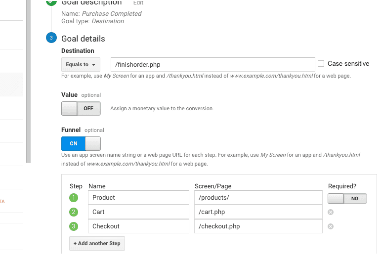  ecommerce purchase funnel 