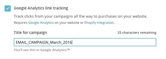  connect mailchimp with analytics 