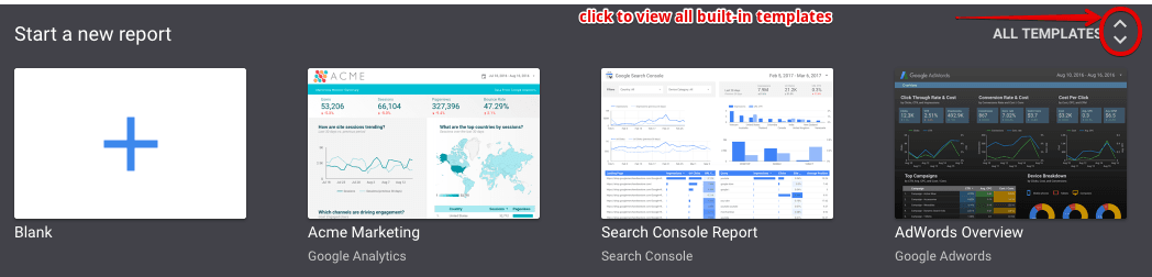  data studio templates 