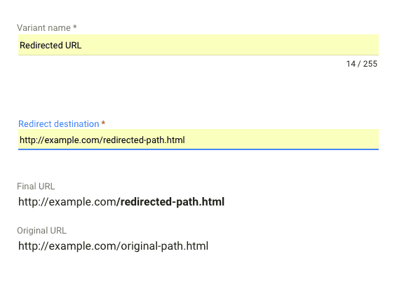  redirect path 