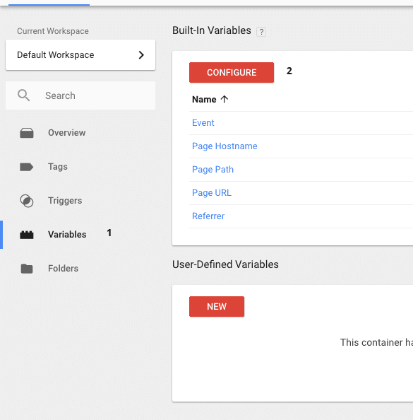  google tag manager variables 