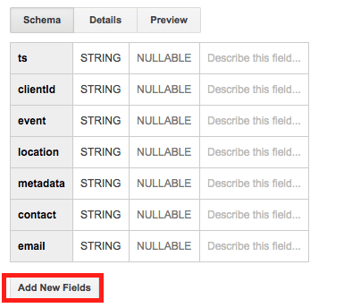  big query data table 