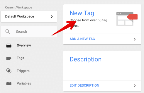  create a new tag 