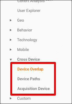  cross device reports 