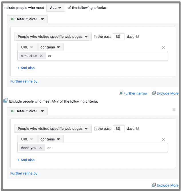  exclude specific pages 