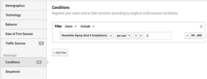 conditional segments 