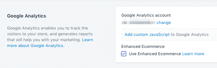  enable enhanced ecommerce shopify 