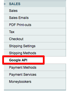  magento aalytics settings 