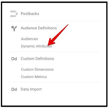  create dynamic attributes 