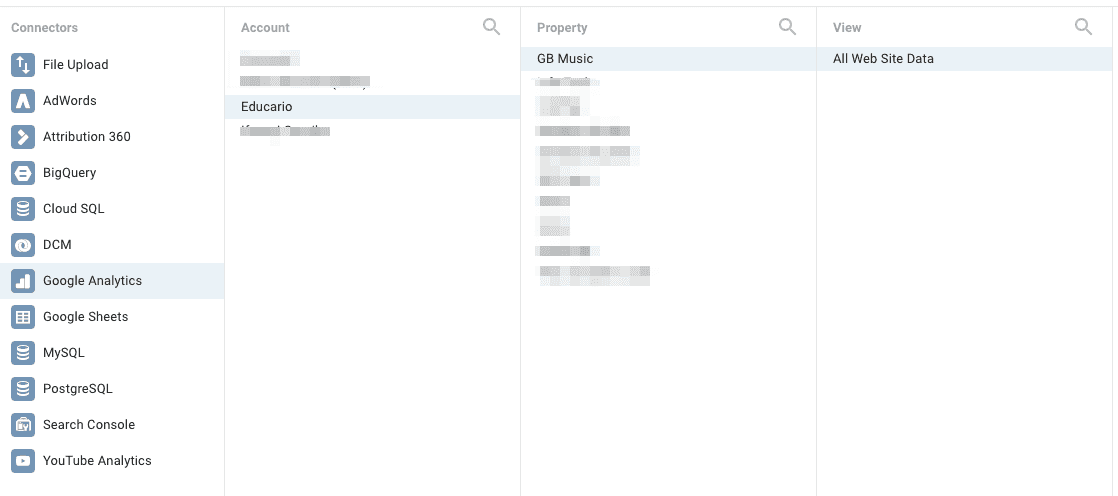  connect google analytics with data studio 