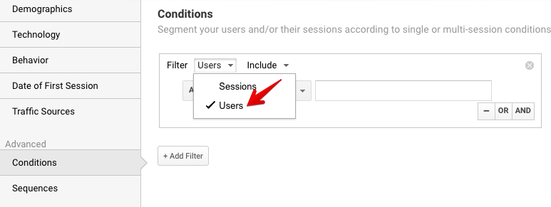  apply user level filter 