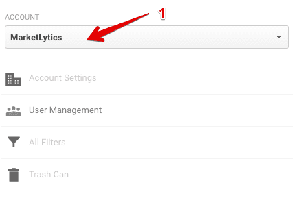  analytics account user management 