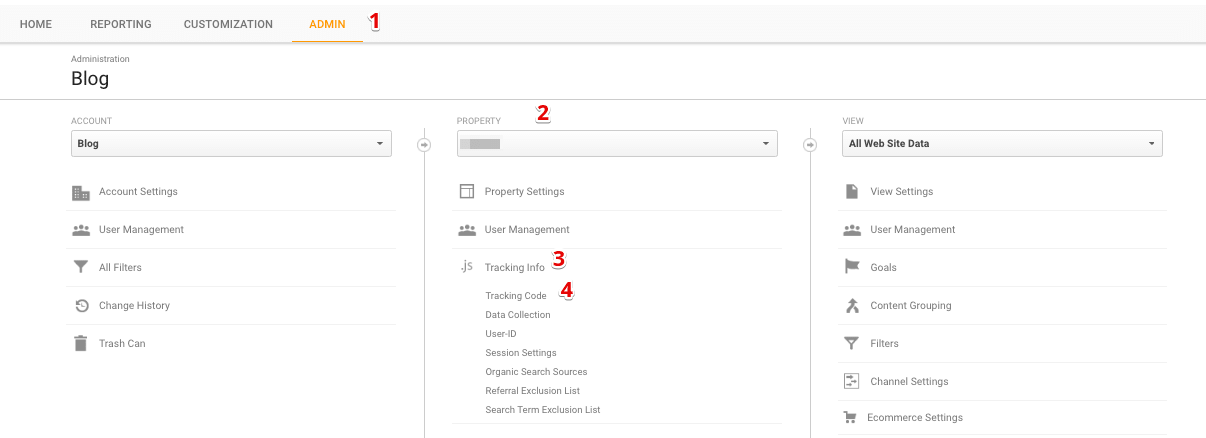  find analytics tracking code 