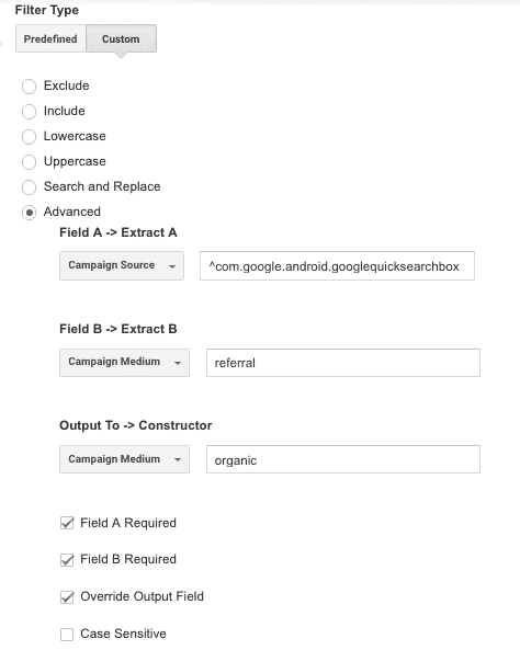  google analytics advanced filters 