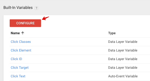  enable built-in variables 