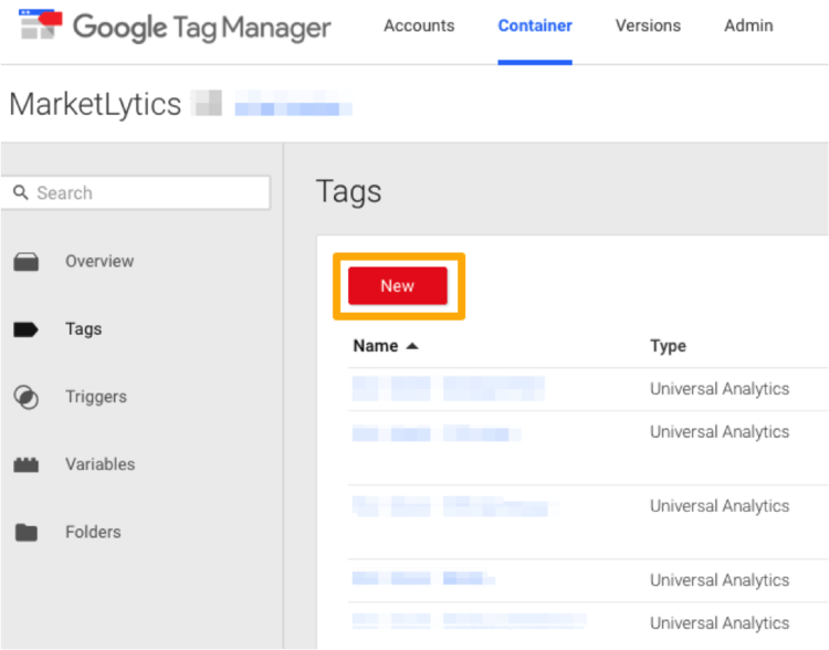  Create a new GTM tag 