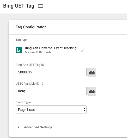  bing uet tag&nbsp; 