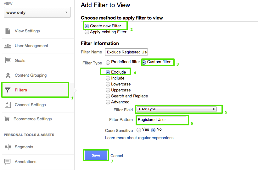  Filter Custom Dimension 