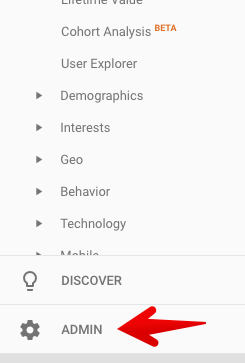  google analytics admin 