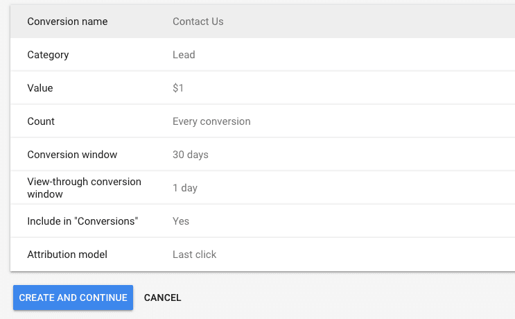  form submission conversion 