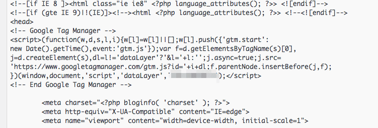  tag manager code wordpress 