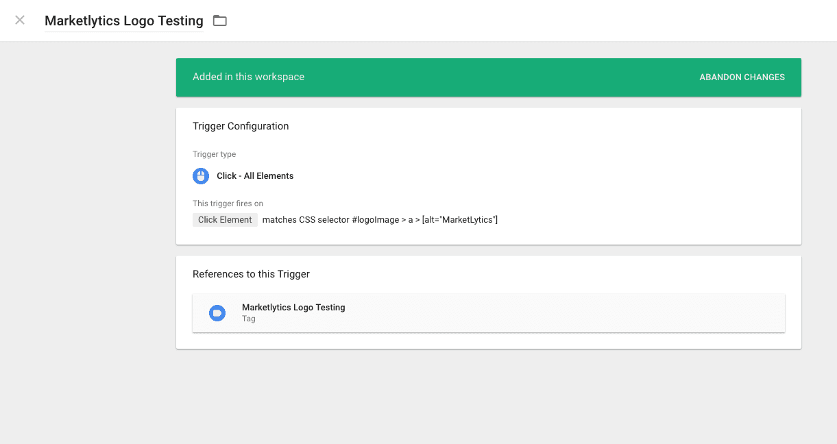  track with css selector 