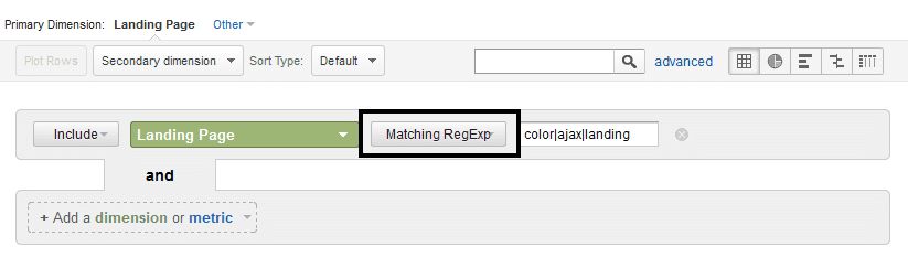  use regex in reporting 