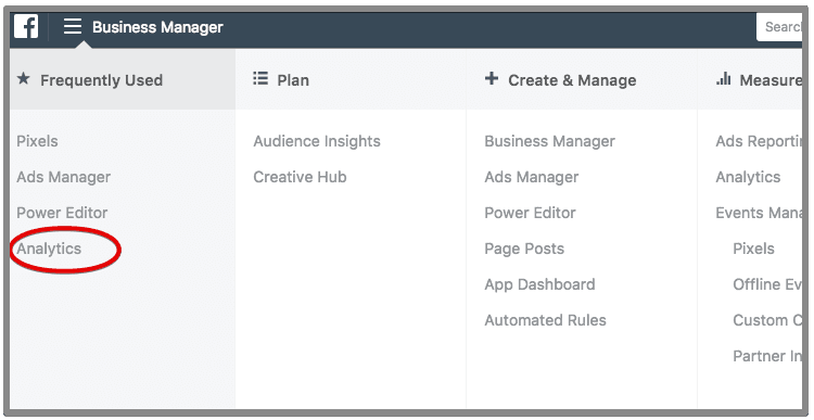  access facebook analytics 