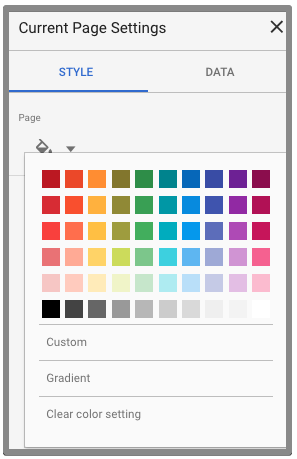  change color current page 
