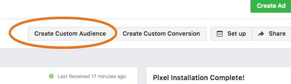  create custom audience 