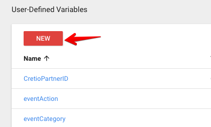  enable user-defined variables 