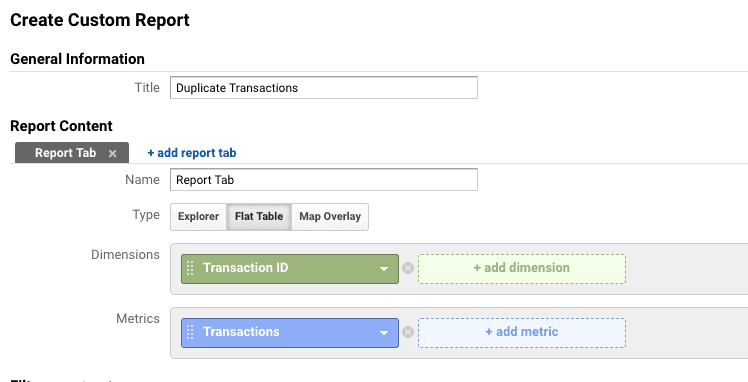  customize custom report 