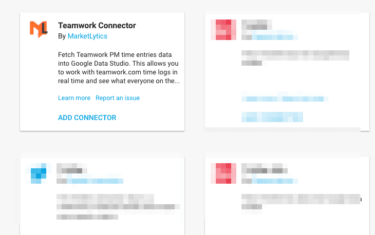  data studio connectors gallary 